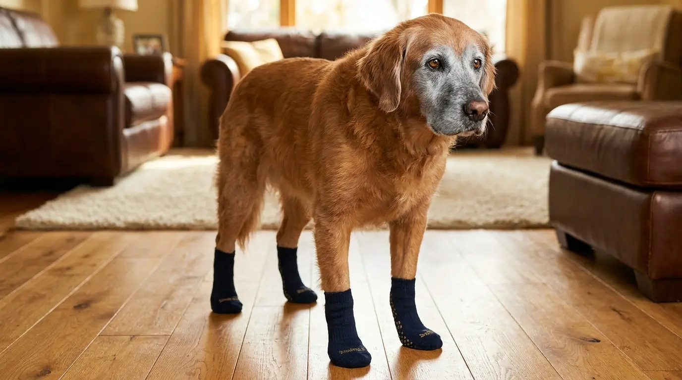 Best Non-Slip Socks & Traction Aids for Senior Dogs