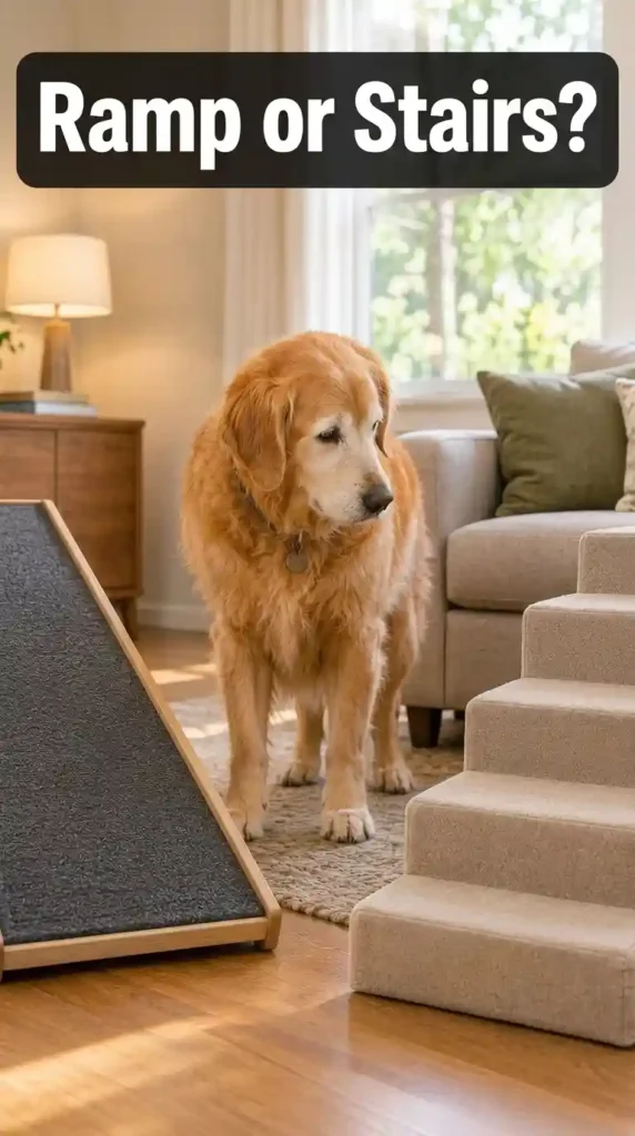 Ramp or Stairs for Senior Dog