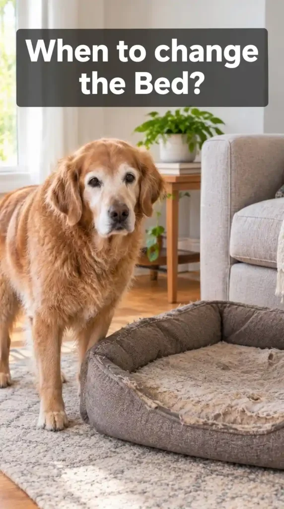 When to change senior dog orthopedic bed